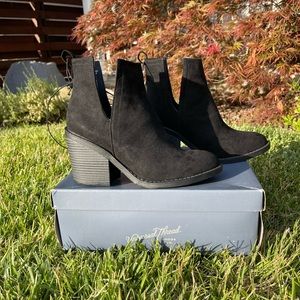 Black short Booties NWT